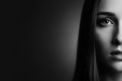 I Gave You Everything by Luke Ai Music artwork showing a reflective black and white portrait symbolizing emotional exhaustion and self-reflection