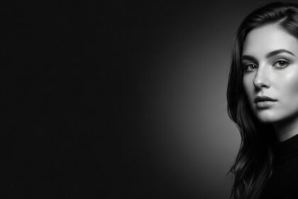 Nobody Else Gets The Joke by Luke Ai Music artwork showing a reflective black and white portrait symbolizing memory and personal connection