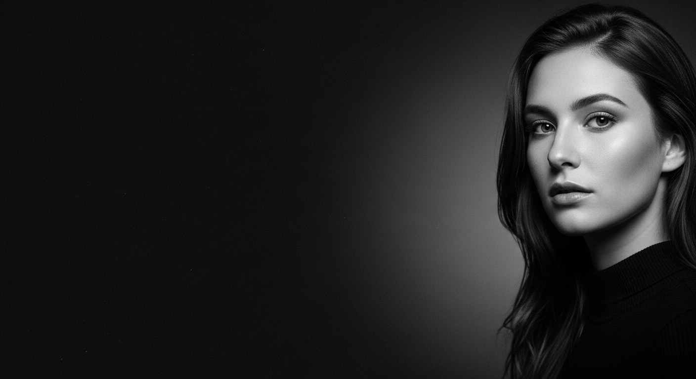 Nobody Else Gets The Joke by Luke Ai Music artwork showing a reflective black and white portrait symbolizing memory and personal connection