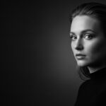 The Things We Don’t Say by Luke Ai Music artwork showing a reflective black and white portrait symbolizing unspoken emotions