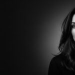 This Is What I Wanted by Luke Ai Music artwork showing a reflective black and white portrait symbolizing quiet mindfulness and calm reflection