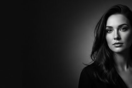 This Is What I Wanted by Luke Ai Music artwork showing a reflective black and white portrait symbolizing quiet mindfulness and calm reflection