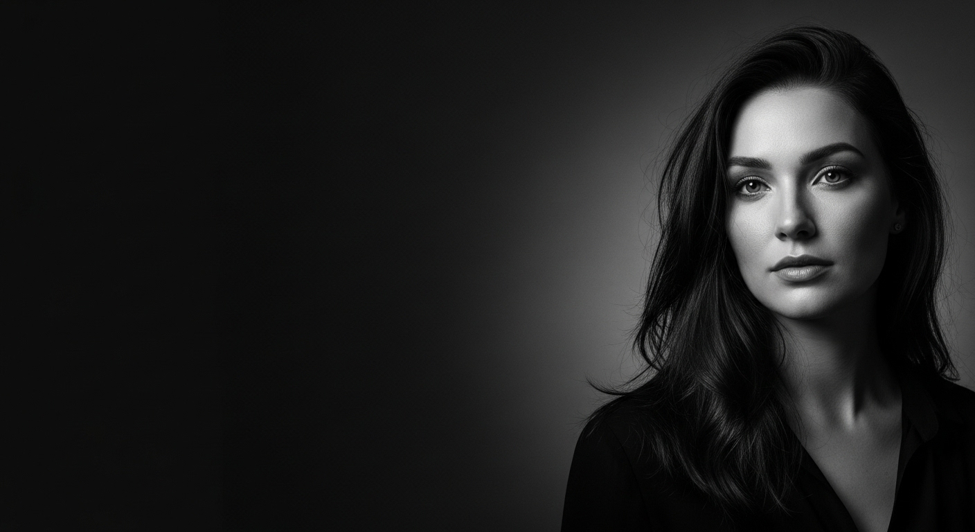 This Is What I Wanted by Luke Ai Music artwork showing a reflective black and white portrait symbolizing quiet mindfulness and calm reflection