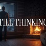 Midnight fireplace with glowing embers and emotional music live stream ambience