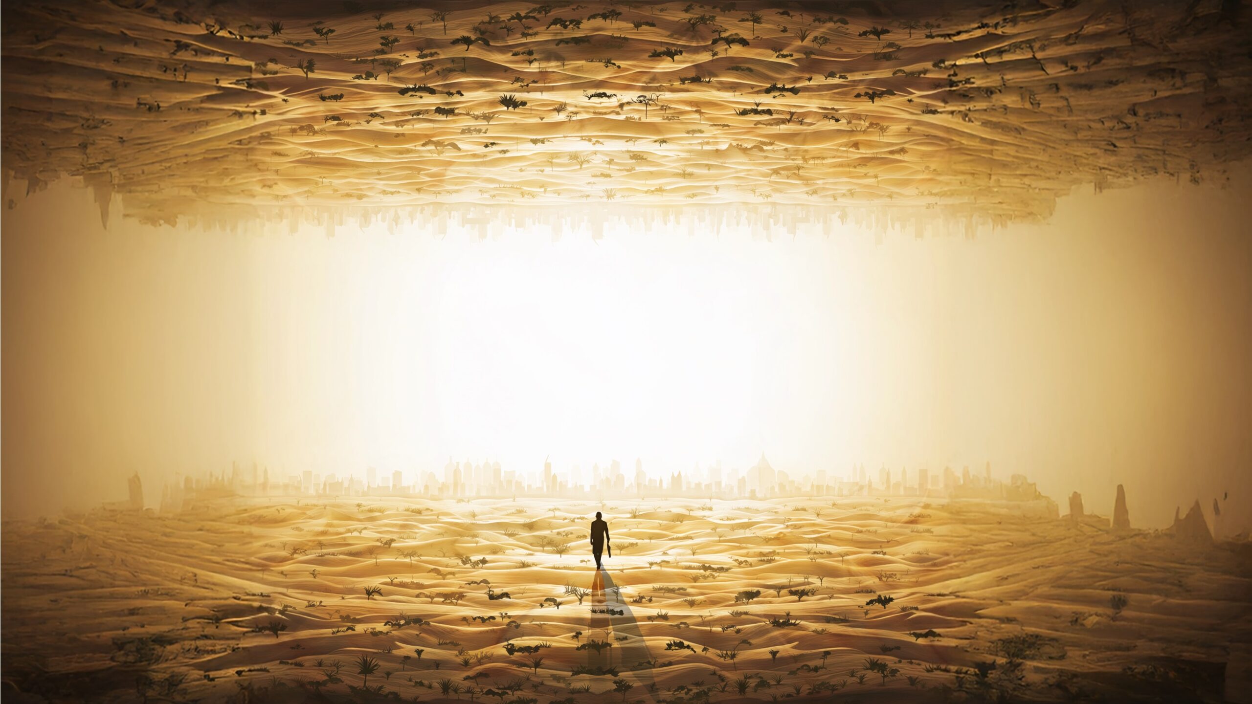 coastal sunrise horizon artwork for the song Where Daylights Lead by Luke Ai Music